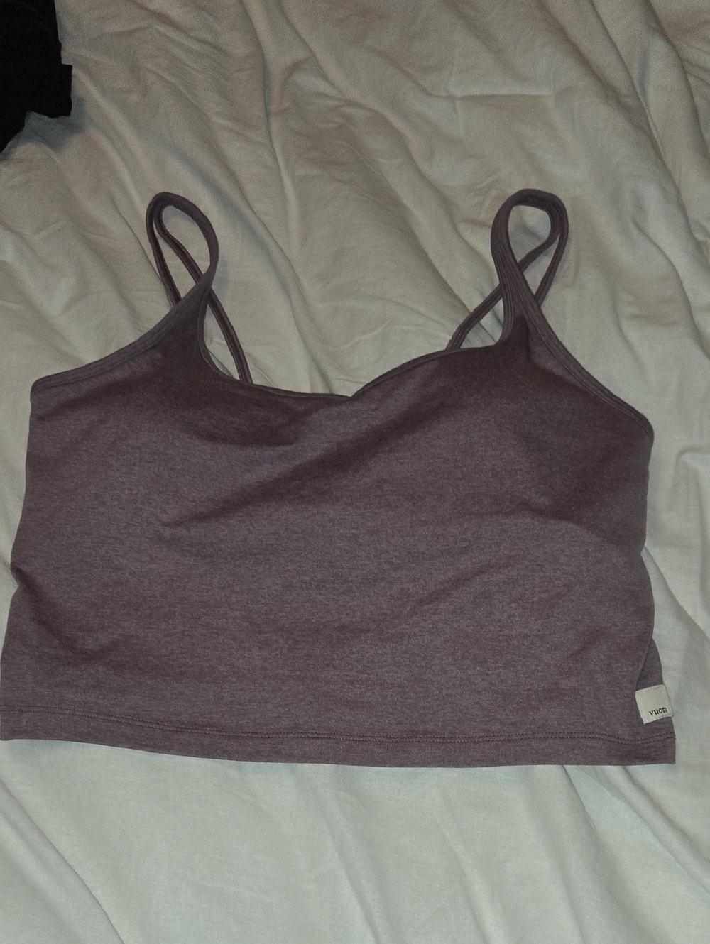 Vuori Halo Double-Strap Cropped Cami Top